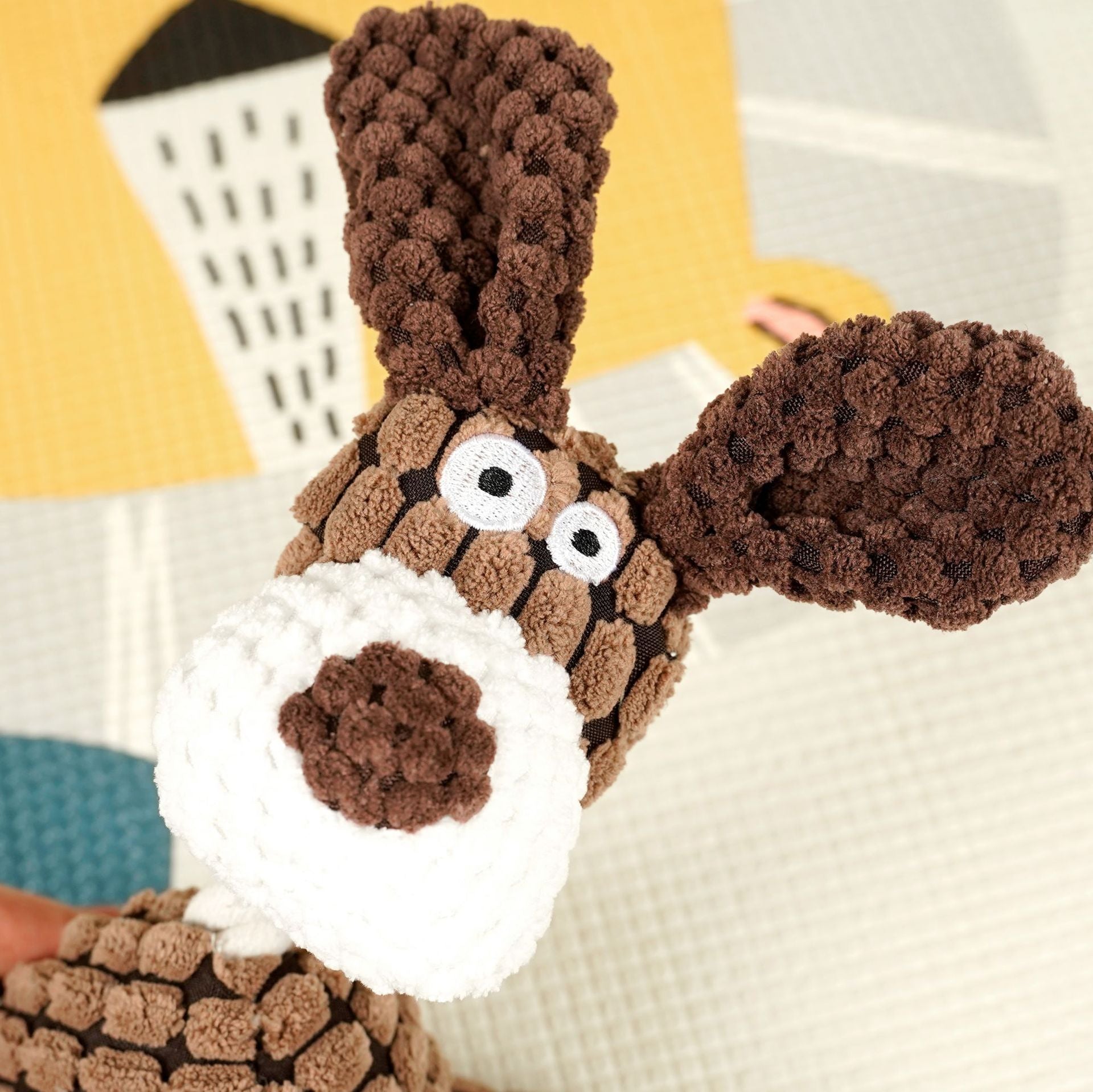 Squeaky Plush Rope Toy